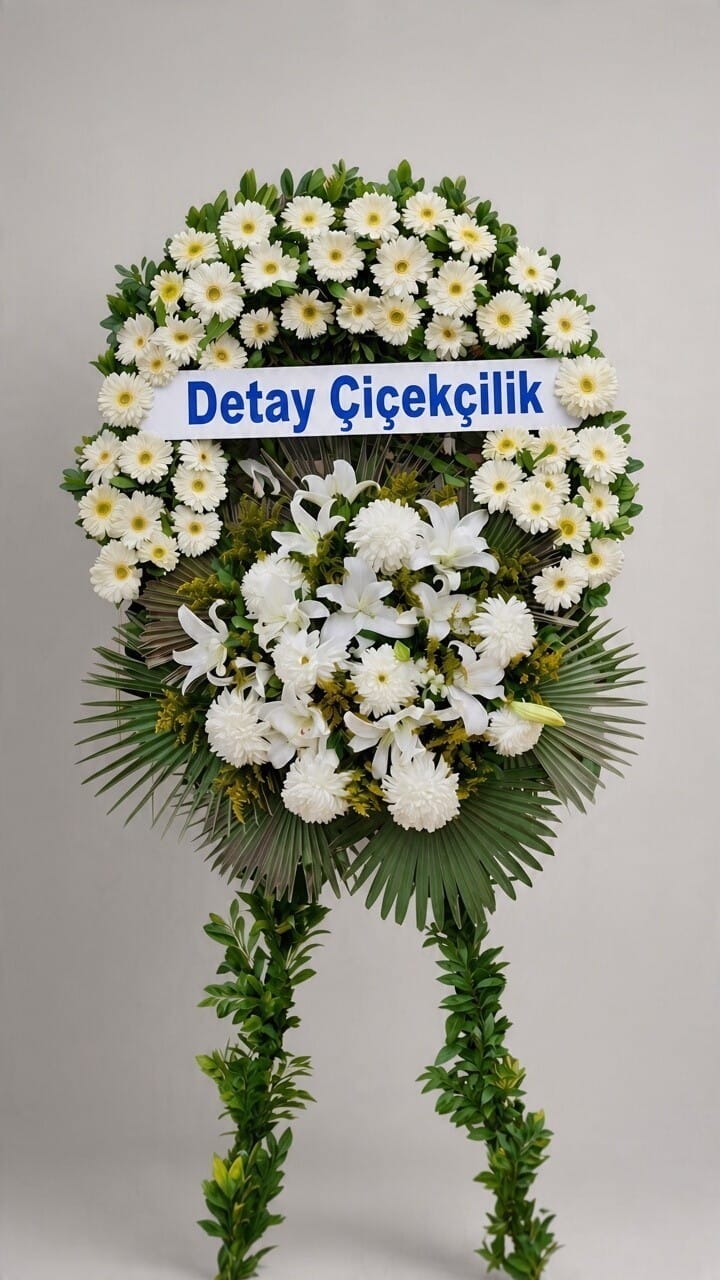 Beyaz Cenaze Çelenk