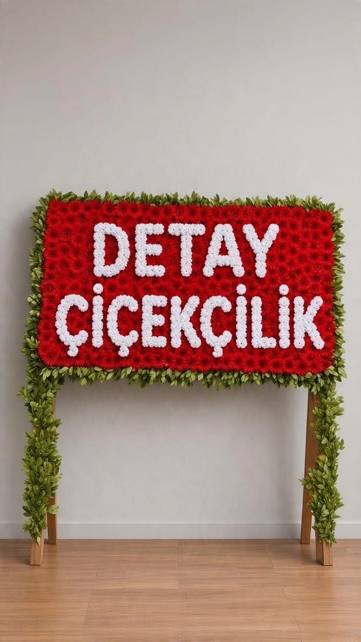 İsime Özel Pano Çiçek