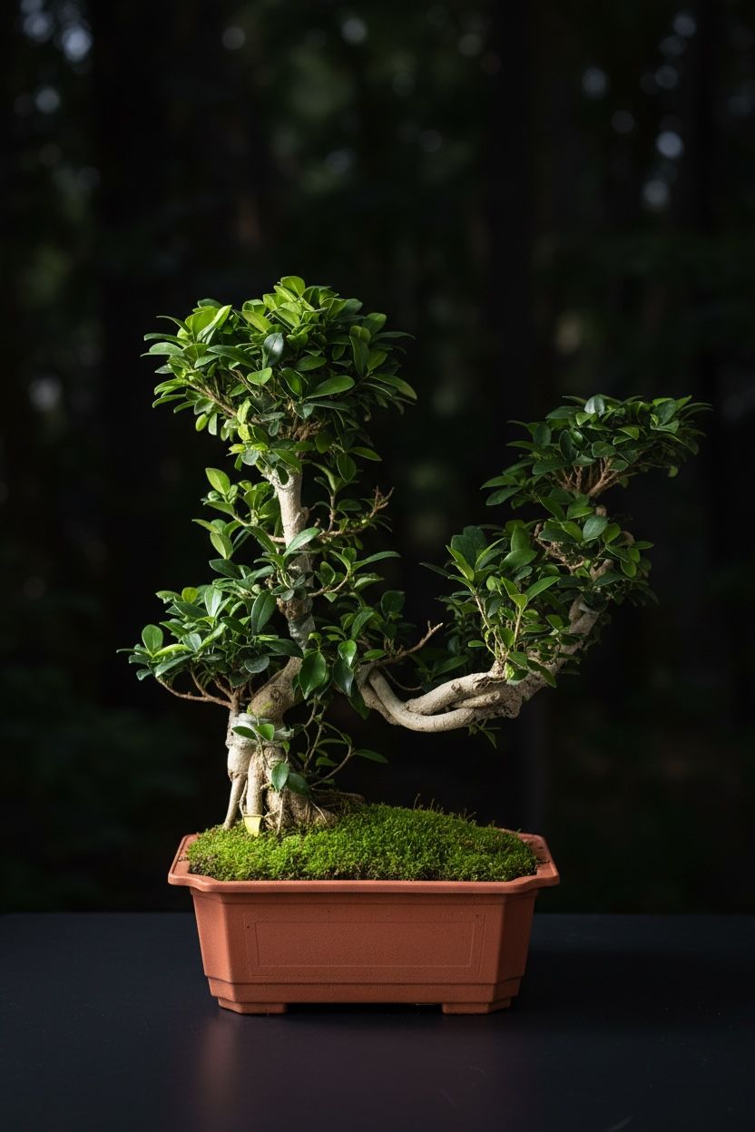Dekoratif Ficus Bonsai