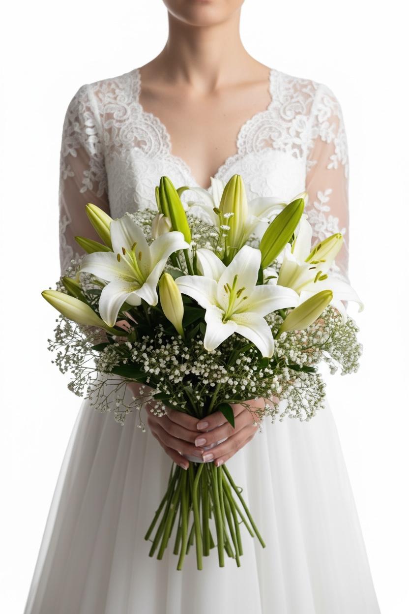 Lilyum Gelin Buketi