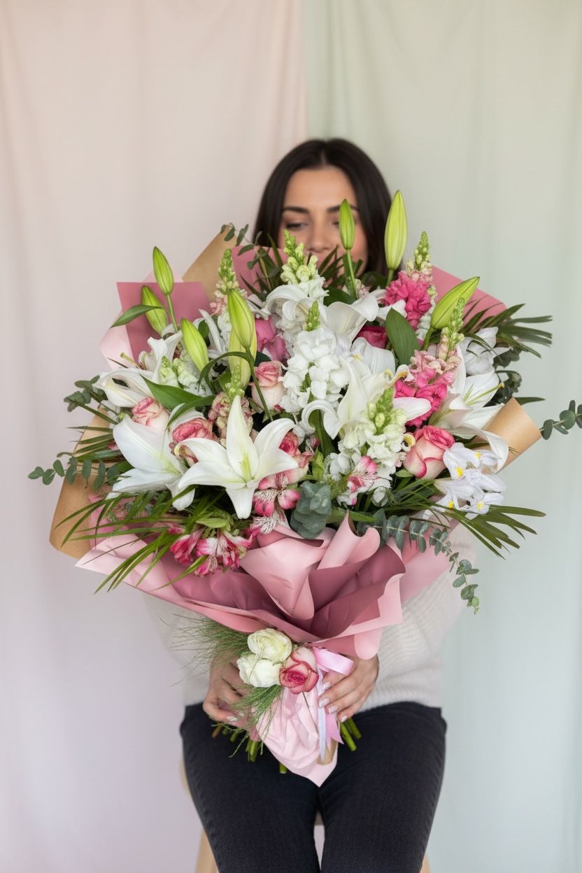 Karışık Büyük Çiçek Buketi