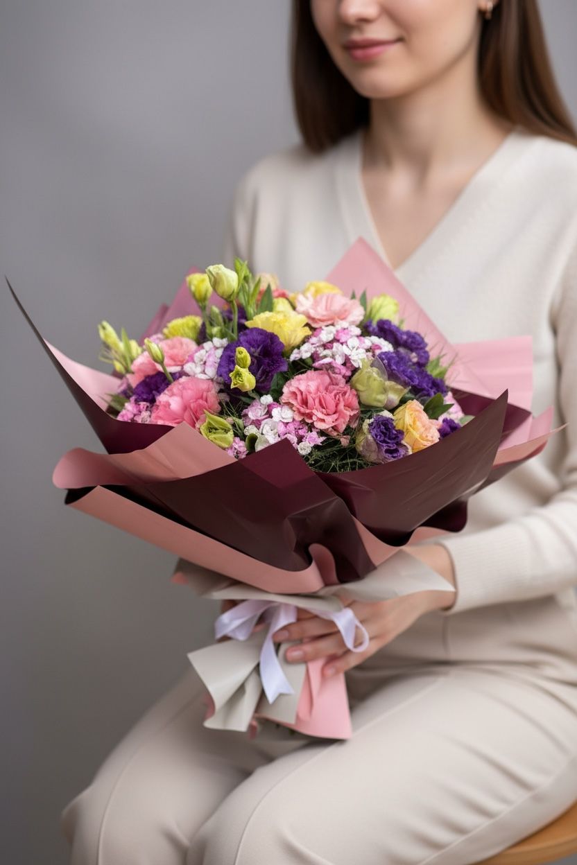 Renkli Çiçek Buketi