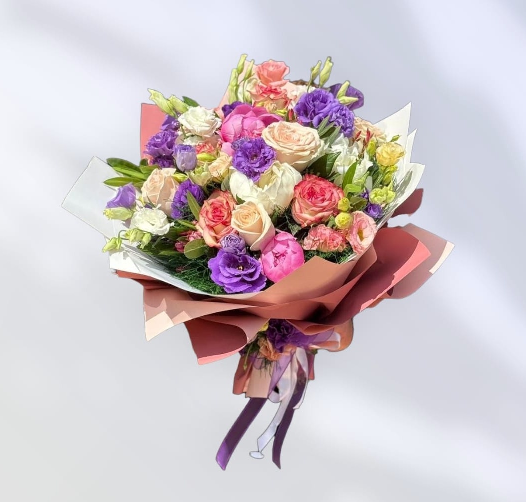 Rengarenk Çiçek Buketi