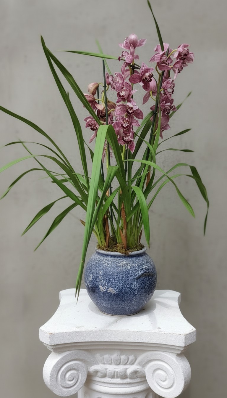 Pembe Spidyum Saksı Orkide