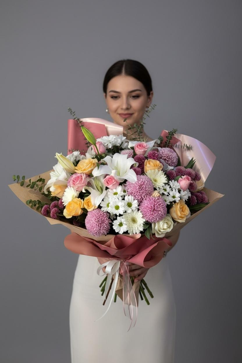 Havalı Çiçek Buketi