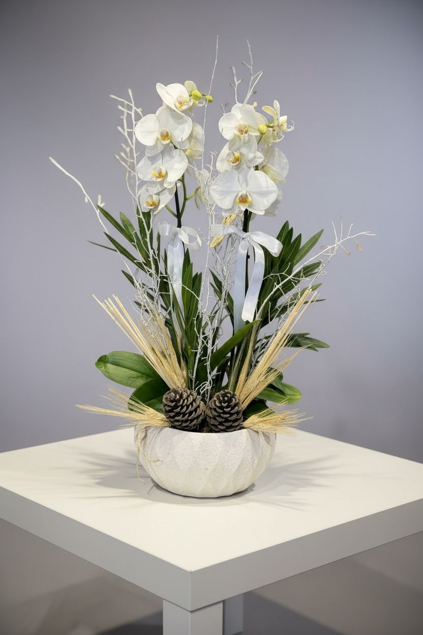 Beyaz Orkide Çiçeği