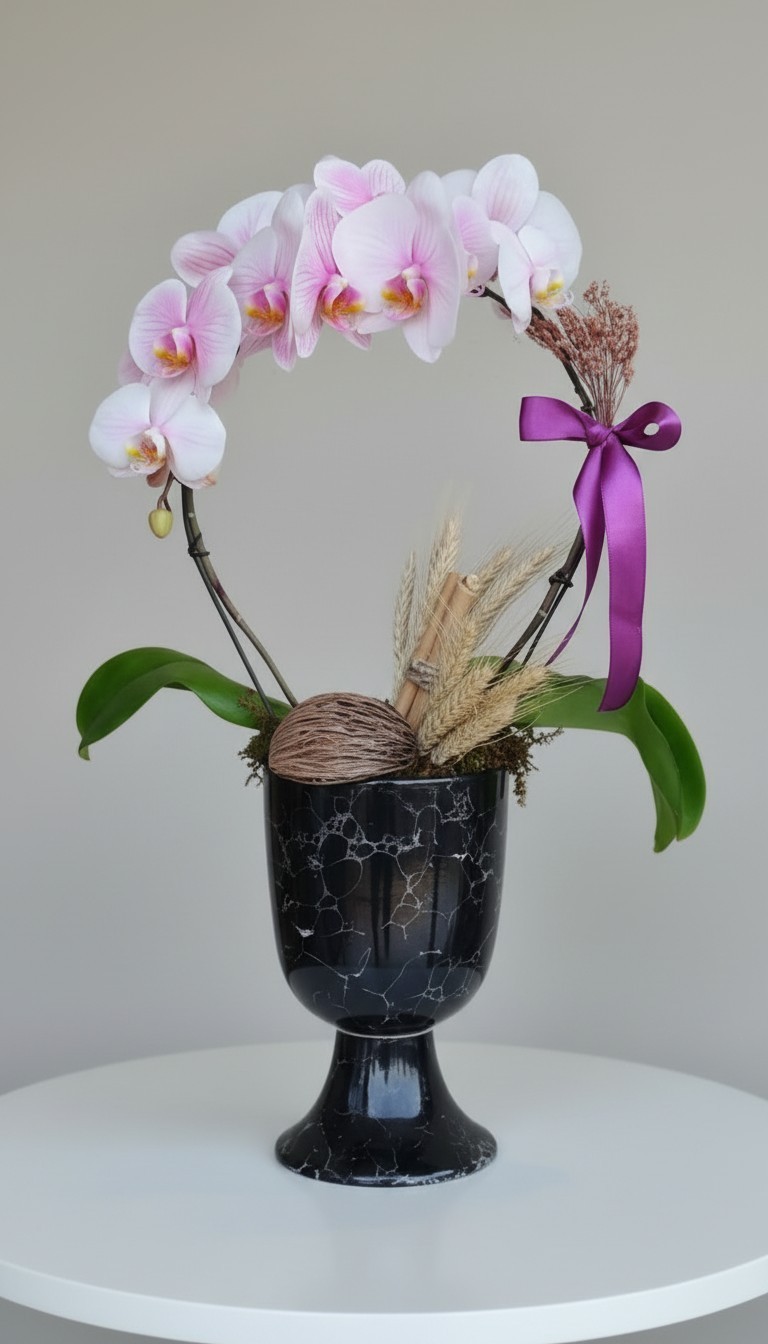 Pembe Spiral Orkide