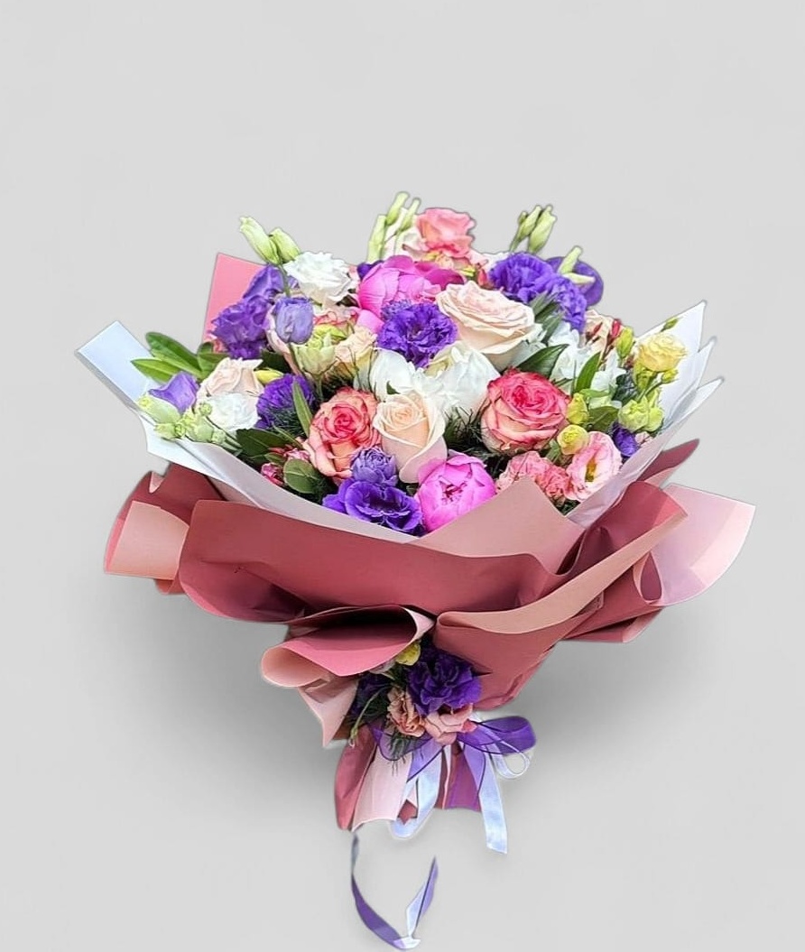 Rengarenk Çiçek Buketi