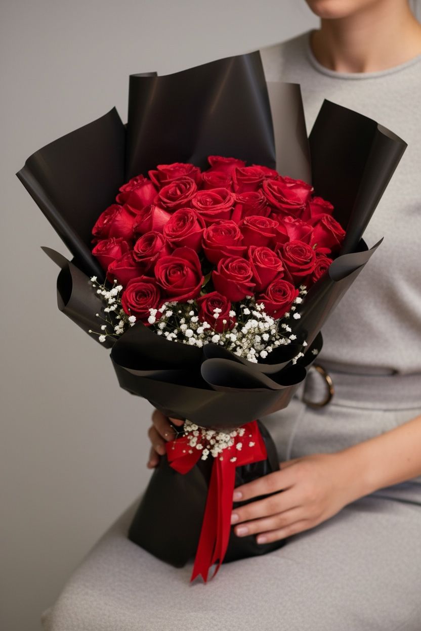 Kırmızı Gül Buketi