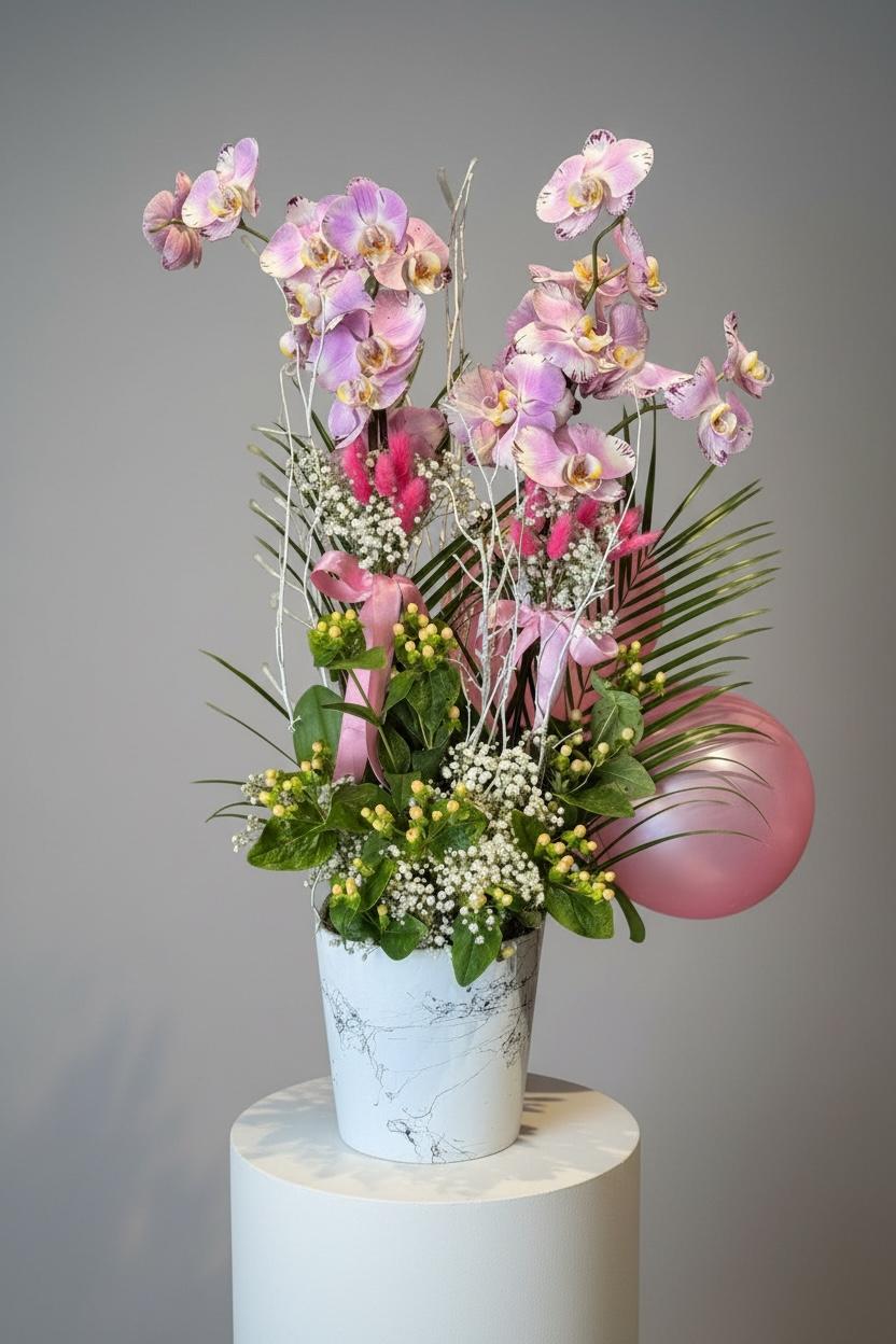 Kız Bebek Orkide Çiçeği